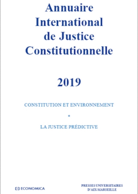 Annuaire International de justice Constitutionnelle - vol. XXXV - 2019