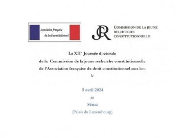 XIIe Journée doctorale de la jeune recherche en droit constitutionnel