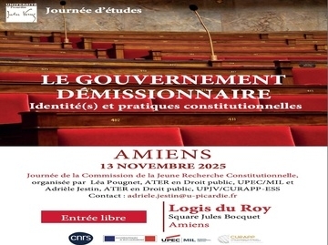 Le Gouvernement démissionnaire : identité(s) et pratiques constitutionnelles 