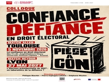 Confiance Défiance en droit électoral