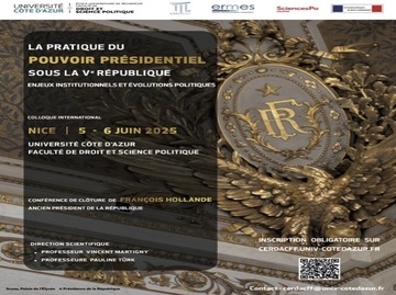 La pratique du pouvoir présidentiel sous la Vème République. Enjeux institutionnels et évolutions politiques.