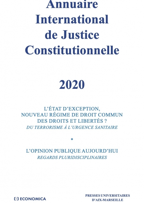 Annuaire international de justice constitutionnelle - vol. XXXVI-2020